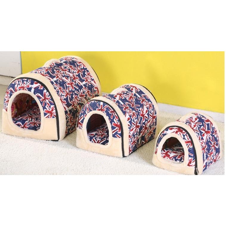 ペットハウス 犬 猫 ベッド ドーム型 ハウス 室内 犬小屋 キャットハウス 折りたたみ式 2WAY 各サイズ 各色あり Sサイズ |  | 27