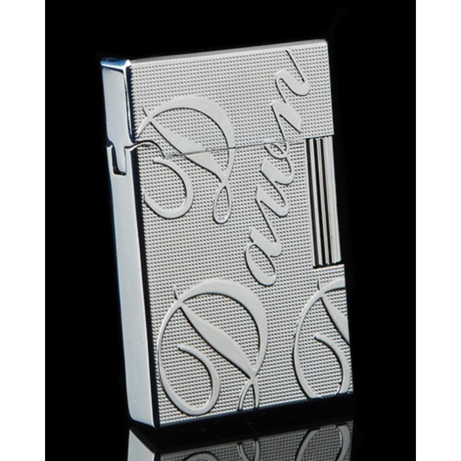 Derui ライター 銀色一色　筆記体文字柄　シルバー メタル製 海外ブランド 高級ガスライター 　ｒ１２ | 