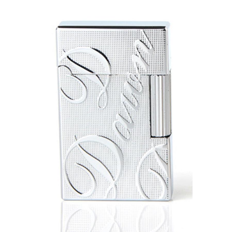 Derui ライター 銀色一色　筆記体文字柄　シルバー メタル製 海外ブランド 高級ガスライター 　ｒ１２ |  | 03