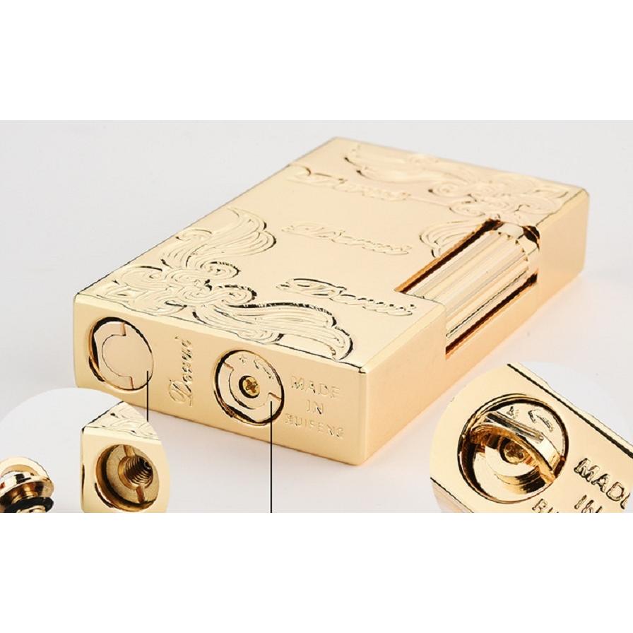 Derui ライター 金色彫刻 彫刻 金彫り ゴールド メタル製 海外ブランド 高級ガスライター　ｒ１４ |  | 03