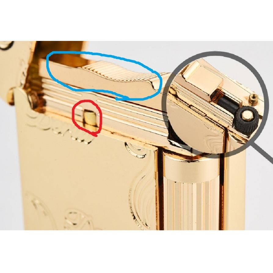 Derui ライター 金色彫刻 彫刻 金彫り ゴールド メタル製 海外ブランド 高級ガスライター　ｒ１４ |  | 06