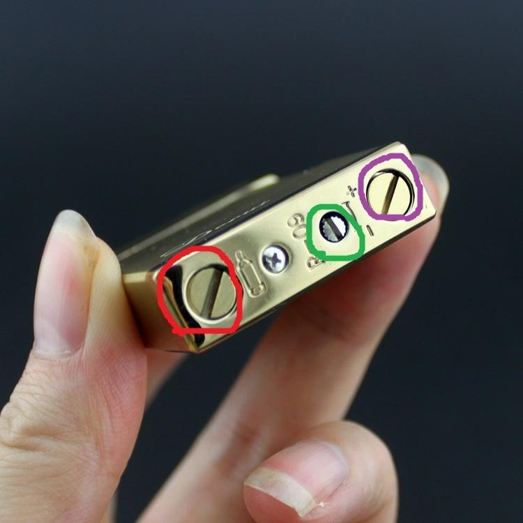 Derui ライター 黒金 金色部分ストレートデザイン ゴールド メタル製 海外ブランド 高級ガスライター　rｒ9 |  | 06