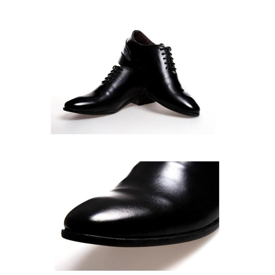 メンズ 革靴 ビジネスシューズ 冠婚葬祭 結婚式 二次会 パーティ PUレザーシューズ 革 シューズ 靴 レザー s10 |  | 02
