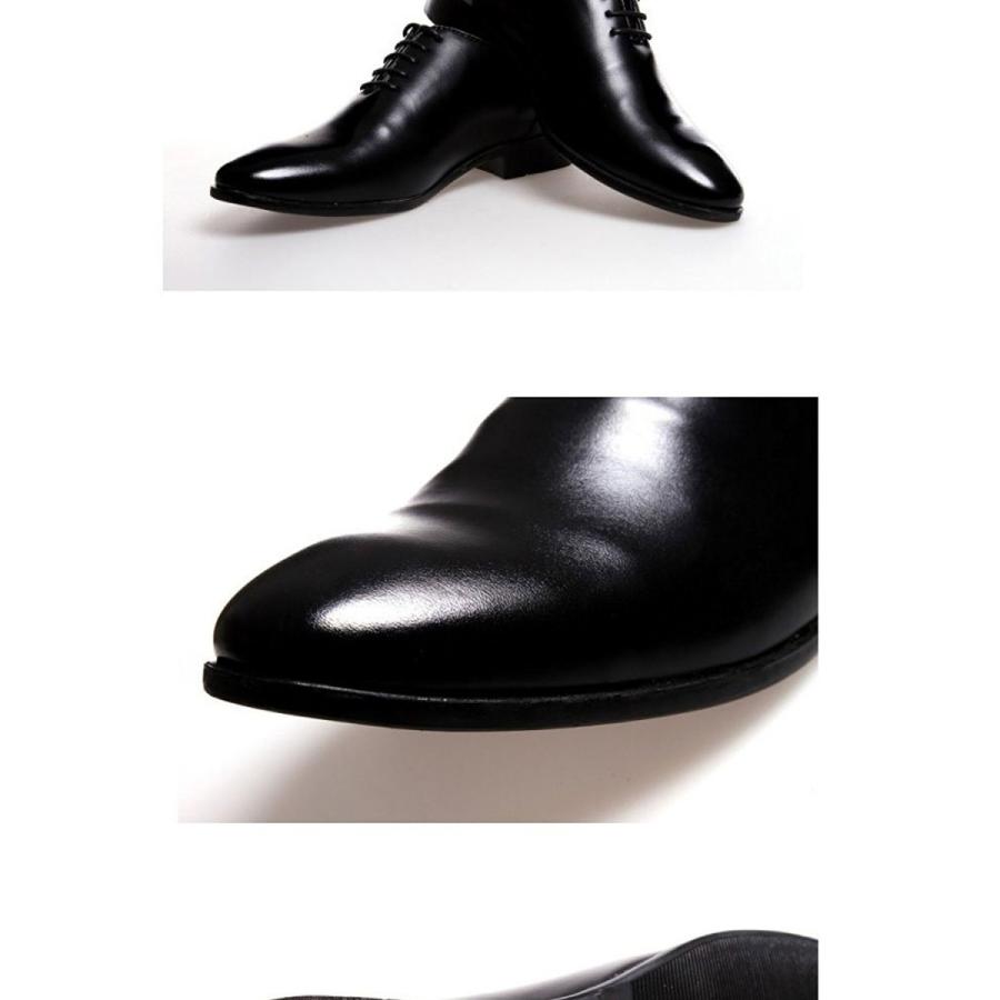 メンズ 革靴 ビジネスシューズ 冠婚葬祭 結婚式 二次会 パーティ PUレザーシューズ 革 シューズ 靴 レザー s10 |  | 04