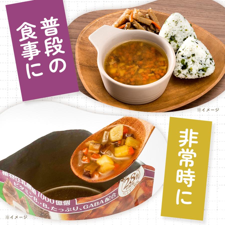 非常用食品セット おでん・五目ご飯・カレー・野菜たっぷりスープ 7日