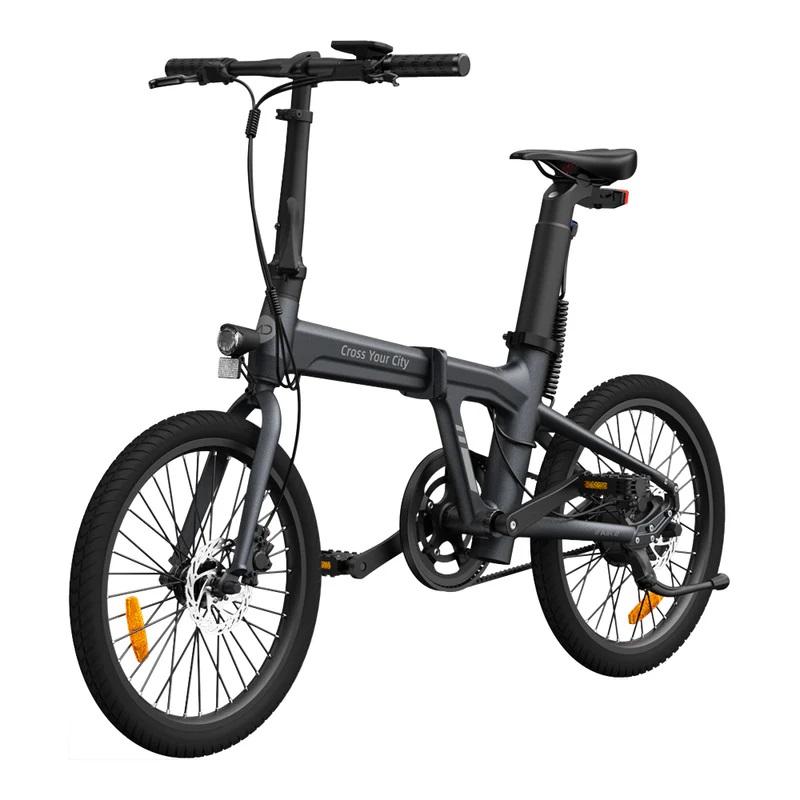 ADO AIR 20 グレー 折りたたみ電動アシスト自転車 Eバイク : 物見山