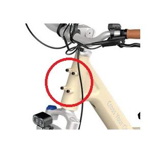 ADO Air28／Air28PRO用 フロントバスケット ブラック ※ハンドル下部の