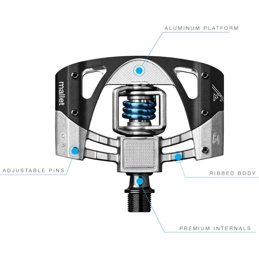 Crankbrothers クランクブラザーズ　限定カラー　マレット3 クランクブラザーズ CRANKBROTHERS マレット3 ブラック/ブルー