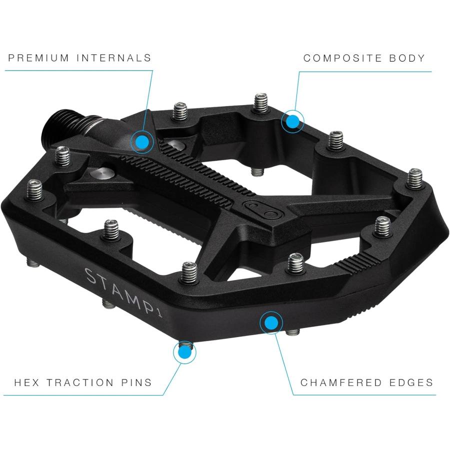 CRANKBROTHERS スタンプ1 GEN2 S ブラック クランクブラザース 577648｜alphacycling｜04