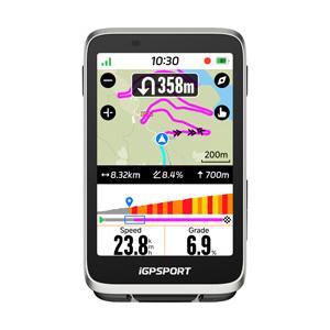 アクセサリー iGPSPORT BiNavi iGPSPORT BiNavi シルバー 3.5インチカラースクリーン : 物見山