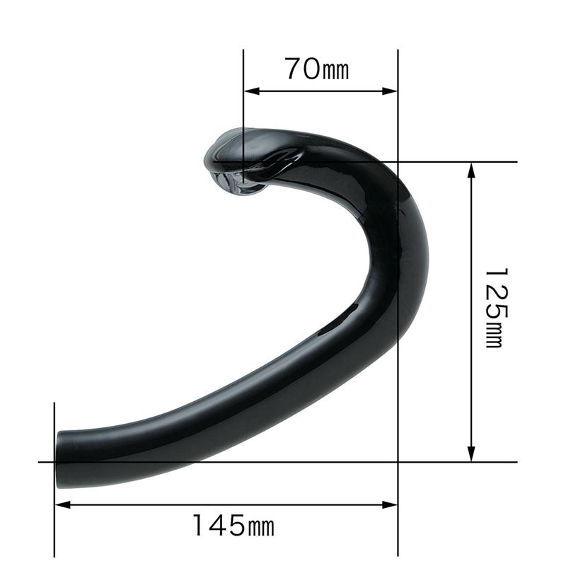 ONEBYESU 「ワンバイエス」 J-CARBONカーボンハンドル 360mm ワンバイエス 日本人ライダーにぴったりのフルカーボンハンドル