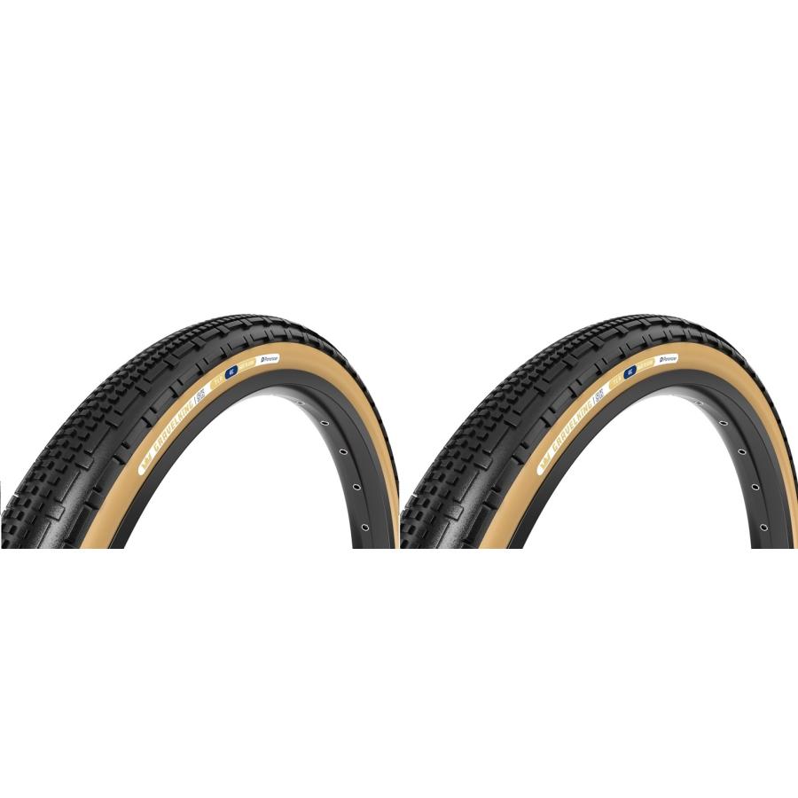正規品 2本セット Panaracer GRAVELKING SK TLR 700×40C 茶 グラベル
