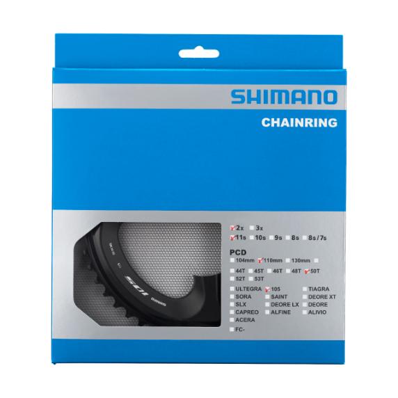 シマノ（SHIMANO） SHIMANO FC-R7000L 50T-MS Black アウターチェーン 