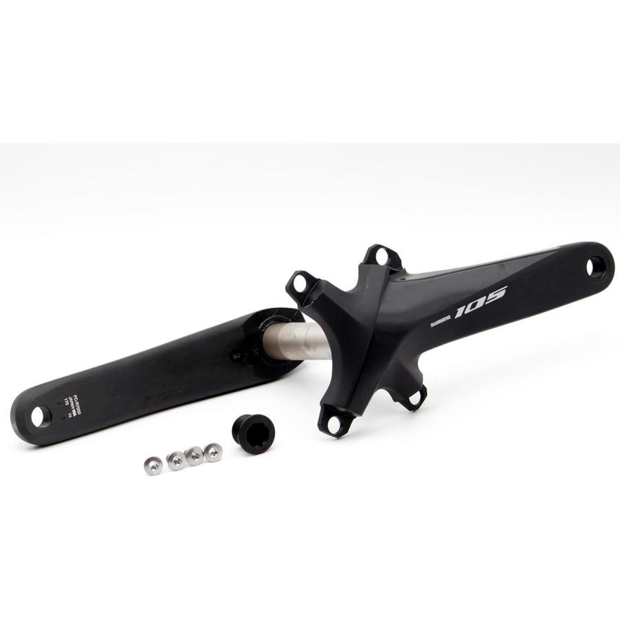 512351 シマノFC-R7000L ギア無し Black 11S シマノ（SHIMANO） SHIMANO FC-R7000 160mm ギヤなし Black 11S : 物