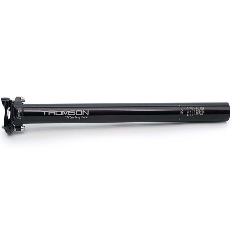 THOMSON MASTERPIECE SEATPOST 240mm/27.2mm Black セットバック0mm トムソン SPM102BK