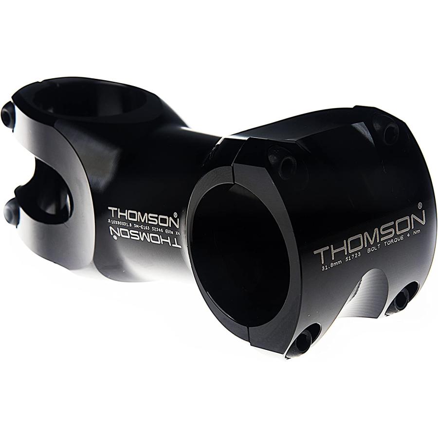 THOMSON x4ステム 90mm 10° ブラック 自転車パーツ THOMSON（トムソン） THOMSON MTB STEM X4 90mm φ31.8 10° BLACK : 物