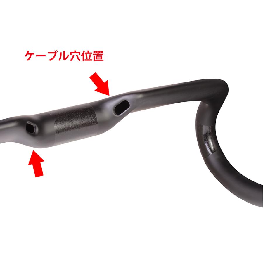TNI AEROFAST カーボンハンドル380mm TNI AEROFAST カーボンバー 380mm エアロファースト : 物見山