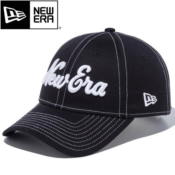 ニューエラ 9FORTY ストレッチコットン キャップ New Era オールドロゴ 11899133  / NEW ERA GOLF CAP ブラック | NEW ERA