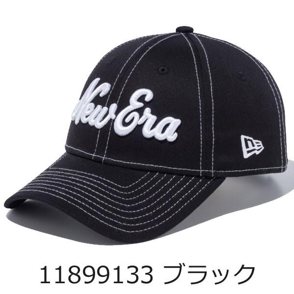 ニューエラ 9FORTY ストレッチコットン キャップ New Era オールドロゴ 11899133  / NEW ERA GOLF CAP ブラック | NEW ERA | 01