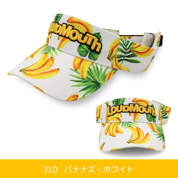 22年春夏新色 ラウドマウス ゴルフ バイザー メンズ レディース ユニセックス サン バイザー 762901 2022SS / LOUDMOUTH 柄 派手柄 日除け |  | 01