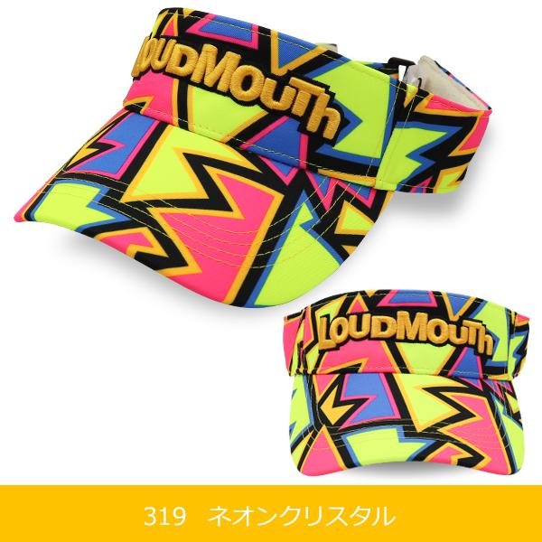 22年春夏新色 ラウドマウス ゴルフ バイザー メンズ レディース ユニセックス サン バイザー 762901 2022SS / LOUDMOUTH 柄 派手柄 日除け |  | 11