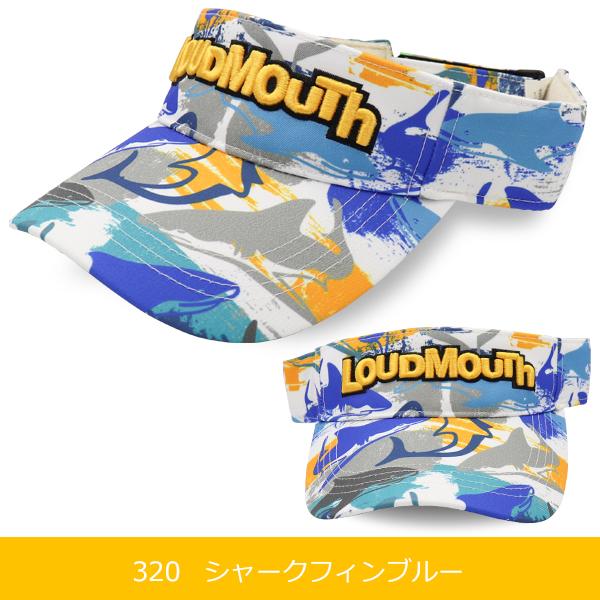 22年春夏新色 ラウドマウス ゴルフ バイザー メンズ レディース ユニセックス サン バイザー 762901 2022SS / LOUDMOUTH 柄 派手柄 日除け |  | 12