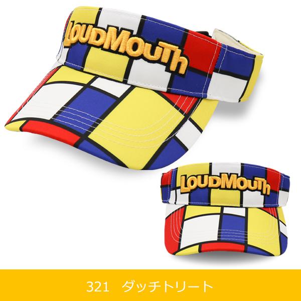 22年春夏新色 ラウドマウス ゴルフ バイザー メンズ レディース ユニセックス サン バイザー 762901 2022SS / LOUDMOUTH 柄 派手柄 日除け |  | 13