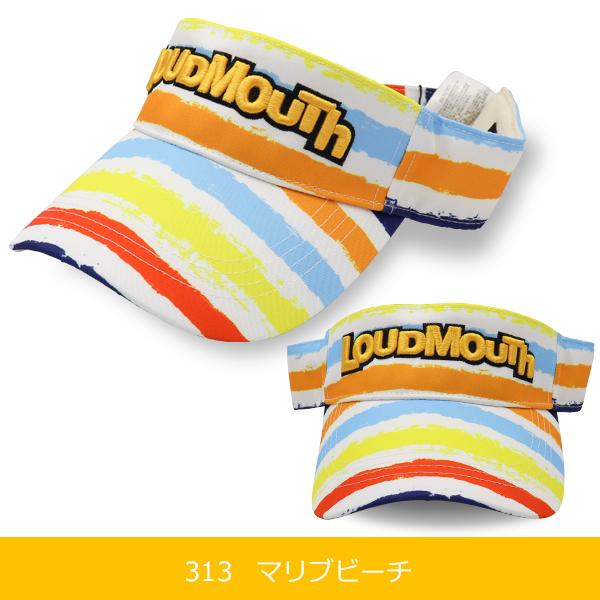 22年春夏新色 ラウドマウス ゴルフ バイザー メンズ レディース ユニセックス サン バイザー 762901 2022SS / LOUDMOUTH 柄 派手柄 日除け |  | 06