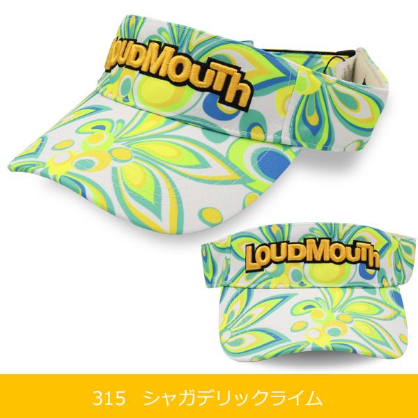 22年春夏新色 ラウドマウス ゴルフ バイザー メンズ レディース ユニセックス サン バイザー 762901 2022SS / LOUDMOUTH 柄 派手柄 日除け |  | 08