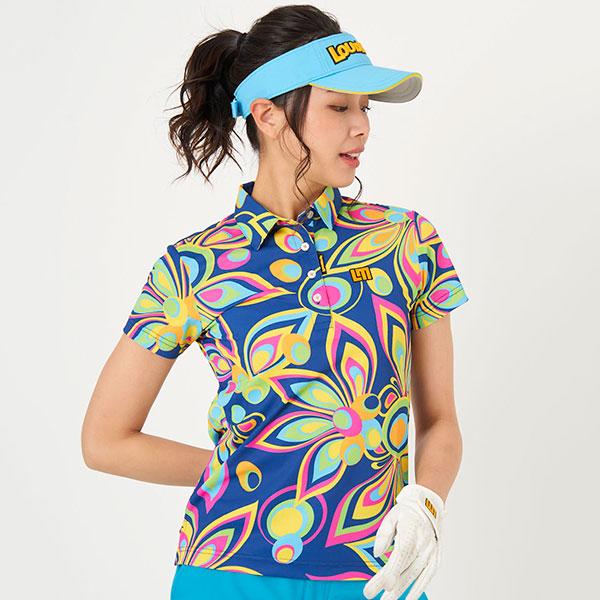 LOUDMOUTH ラウドマウス レディース ゴルフウェア 半袖 ポロシャツ