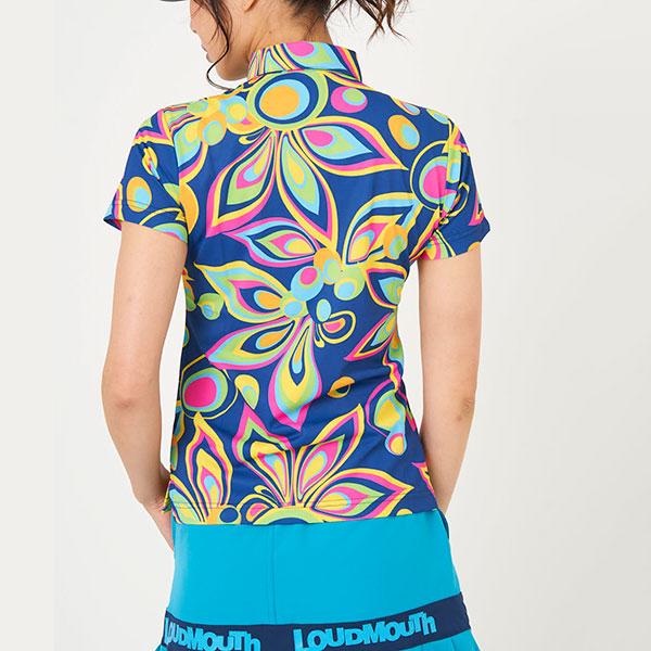 LOUDMOUTH ラウドマウス レディース ゴルフウェア 半袖 ポロシャツ