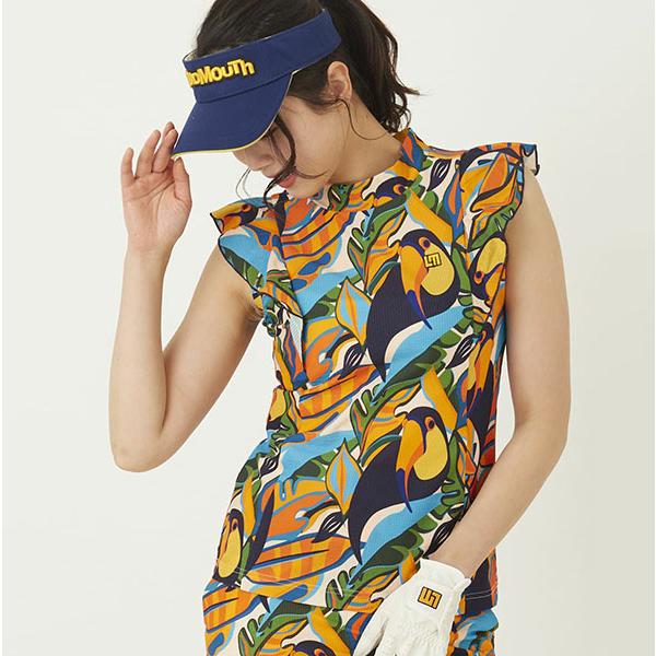 新品■12,100円【ラウドマウスゴルフ】LL レディース　ノースリーブウェア ラウドマウス レディース ゴルフウェア ノースリーブ シャツ