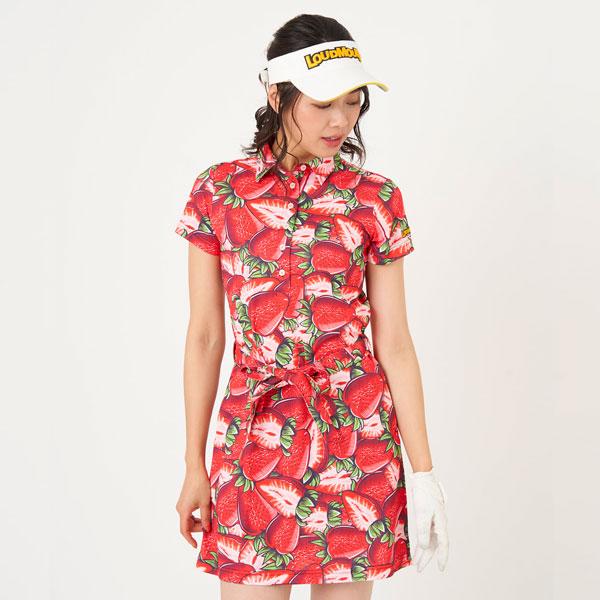 LOUDMOUTH ラウドマウス レディース ゴルフウェア 半袖 LOUDMOUTH ラウドマウス レディース ゴルフウェア 半袖