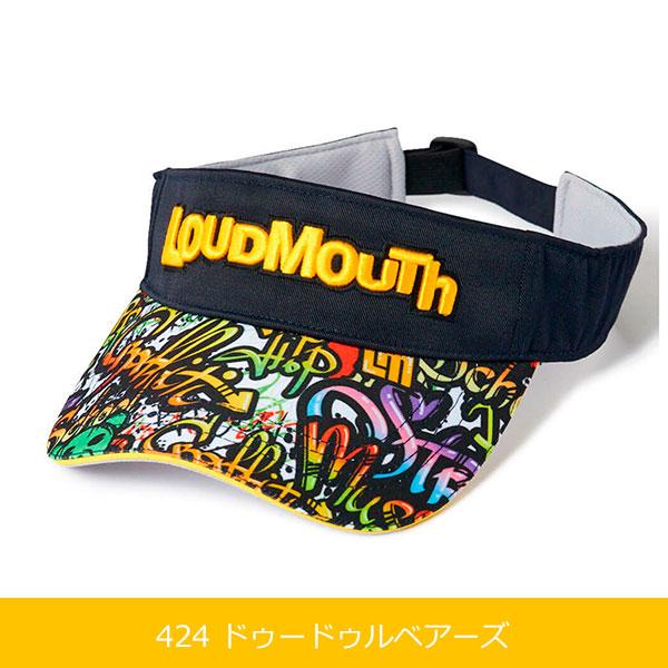 25年春夏 / ラウドマウス ゴルフ バイザー メンズ レディース ユニセックス 765901  / LOUDMOUTH 柄 派手柄 キャップ 日除け / |  | 01