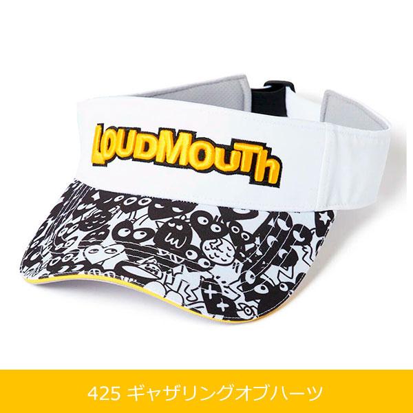 25年春夏 / ラウドマウス ゴルフ バイザー メンズ レディース ユニセックス 765901  / LOUDMOUTH 柄 派手柄 キャップ 日除け / |  | 02