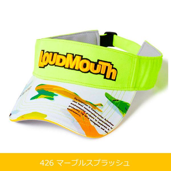 25年春夏 / ラウドマウス ゴルフ バイザー メンズ レディース ユニセックス 765901  / LOUDMOUTH 柄 派手柄 キャップ 日除け / |  | 03