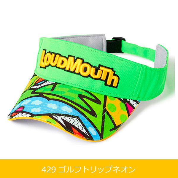 25年春夏 / ラウドマウス ゴルフ バイザー メンズ レディース ユニセックス 765901  / LOUDMOUTH 柄 派手柄 キャップ 日除け / |  | 06