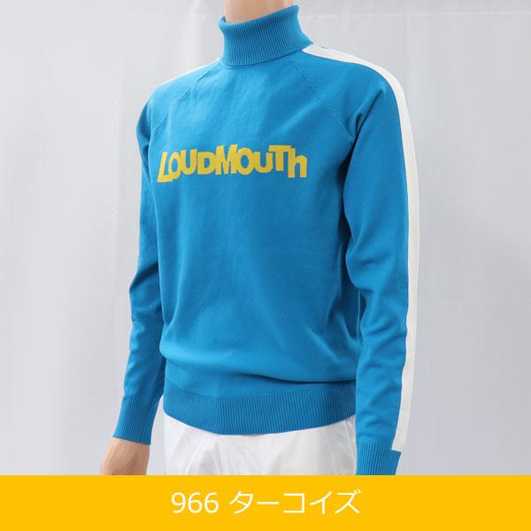 ラウンドマウス☆トータルネックシャツ メンズ 両面起毛スムース タートルネックシャツ オレンジ | LOUDMOUTH