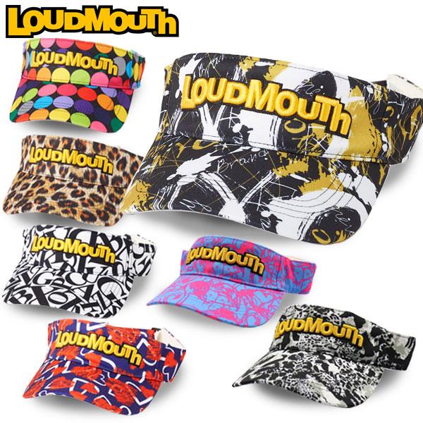 ラウドマウス ゴルフ バイザー メンズ レディース ユニセックス 772901 2022FW / LOUDMOUTH 柄 派手柄 サンバイザー 日除け | 