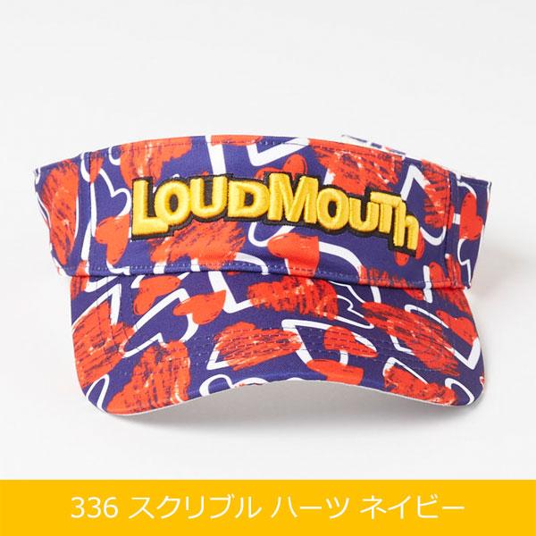 ラウドマウス ゴルフ バイザー メンズ レディース ユニセックス 772901 2022FW / LOUDMOUTH 柄 派手柄 サンバイザー 日除け |  | 05