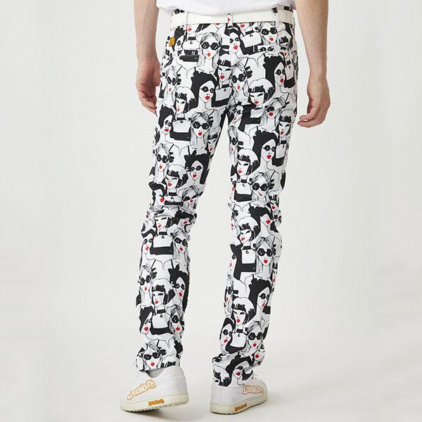 LOUDMOUTH ラウドマウス メンズ ゴルフウェア ロングパンツ 773300 371 レトロビューティーズ (Retro ...