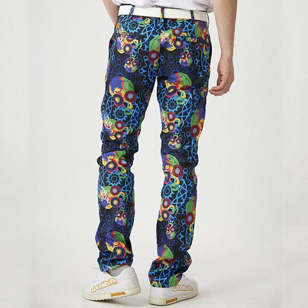 LOUDMOUTH（ラウドマウスゴルフ） ラウドマウス メンズ ゴルフウェア ロングパンツ 773300 372 ジオメトリースカル ...