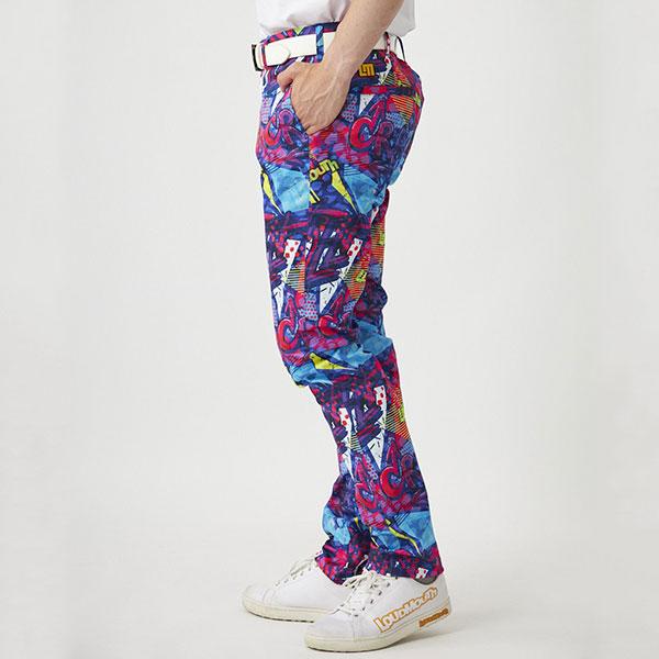 LOUDMOUTH（ラウドマウスゴルフ） ラウドマウス メンズ ゴルフウェア ロングパンツ 773300 377 クレイジーグラフ ...