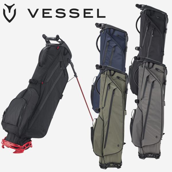 VEZELスタンドキャリーバッグ Vessel ベゼル ゴルフ スタンド キャディバッグ 軽量 7.5型 47インチ