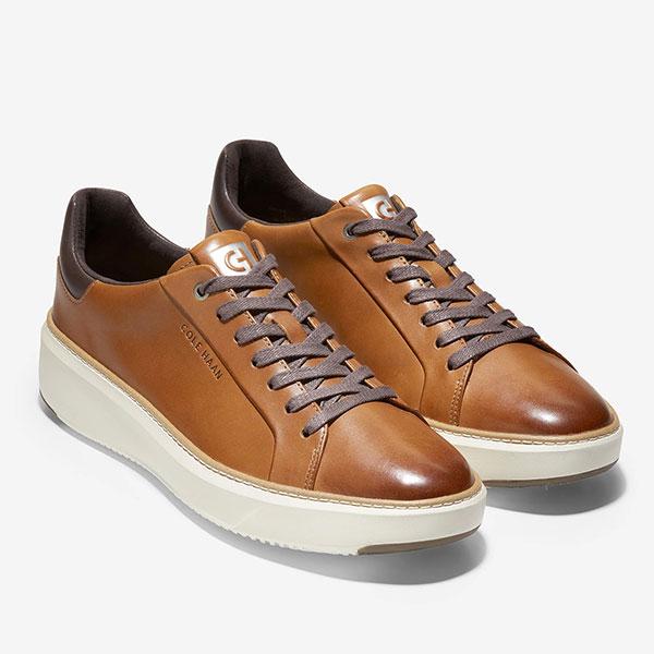 【新品】コールハーン　COLE HAAN ゴルフ　シューズ　スニーカー COLE HAAN コールハーン レザー シューズ グランドプロ トップスピン