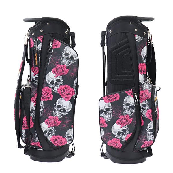 Loudmouth/ラウドマウス スタンドキャディバッグ/スカルアンドローズ LOUDMOUTH ラウドマウス スタンド キャディバッグ メンズ レディース