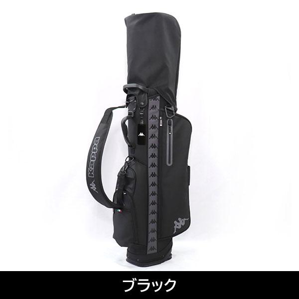 Kappa カッパ ゴルフ スタンド キャディバッグ 8.5型 グレー Kappa GOLF 2025年春夏 カッパ ゴルフ 8.5型 スタンドバッグ メンズ