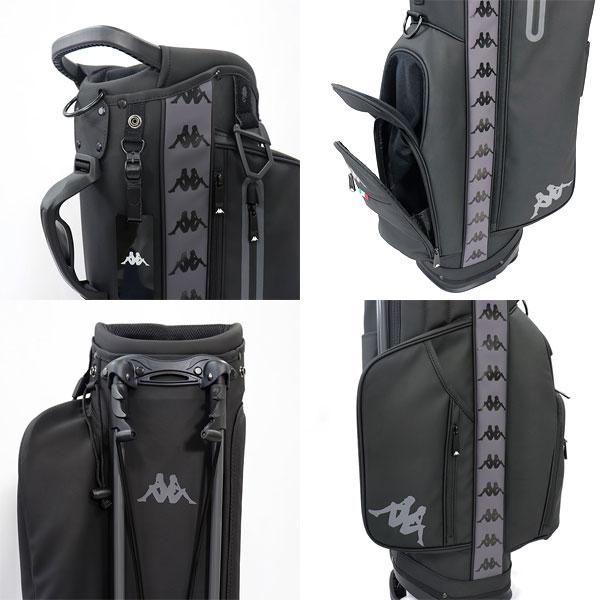 Kappa GOLF 2025年春夏 カッパ ゴルフ 8.5型 スタンドバッグ メンズ
