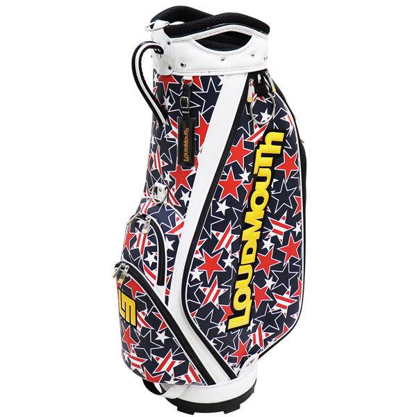 ゴルフ キャディバック ラウドマウス メンズ レディース LOUDMOUTH ラウドマウス キャディバッグ カート メンズ