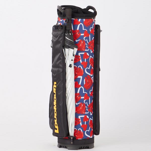 LOUDMOUTh キャディバッグ+ヘッドカバー×6+ポーチ 8点 ラウドマウス LOUDMOUTh キャディバッグ+ヘッドカバー×6+ポーチ 8点 ラウド